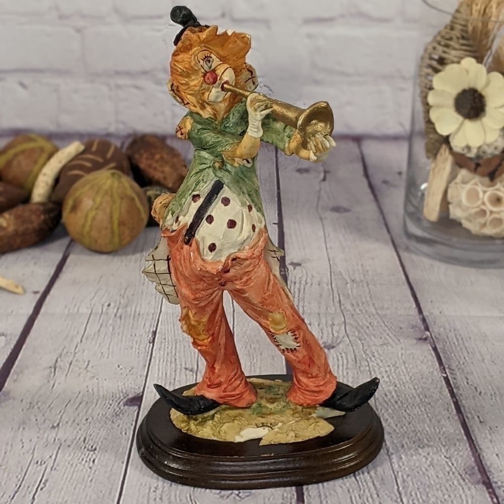 Vintage Pucci Arnart Hobo Clown Playing Horn